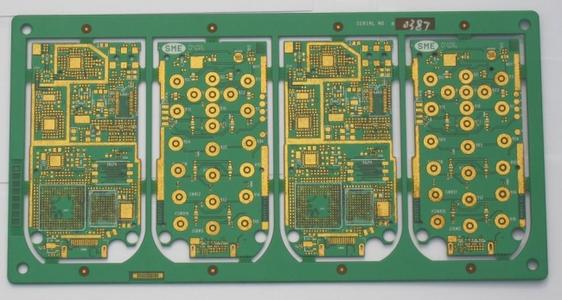 Metallized half hole PCB process