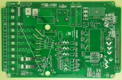 Main printed circuit board.electroless plating of copper on printed circuit board